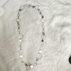 Gently used Maurices silver color 17 in metal chain